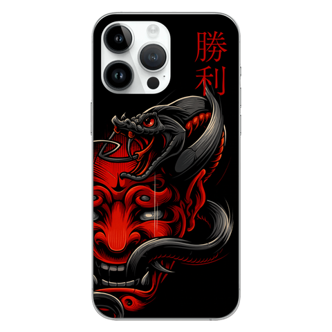 Чехол Маска Самурая для iPhone 14 Pro Max 1089 фото