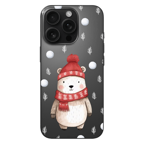 Чехол Winter Bear для iPhone 16 Pro 4040 фото