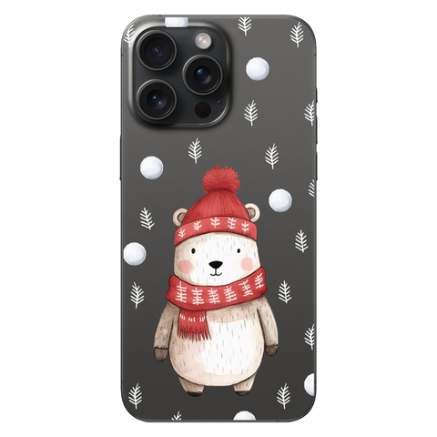 Чехол Winter Bear для iPhone 15 Pro Max 4052 фото