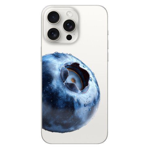 Чохол Fresh Blueberry для iPhone 15 Pro 8540 фото